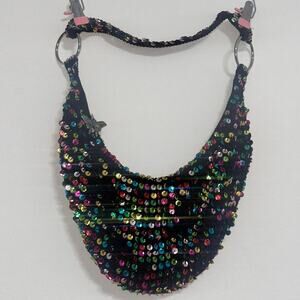 Apt 9 Fairy Core Vintage Sling On The Shoulder Y2K Sequin Purse